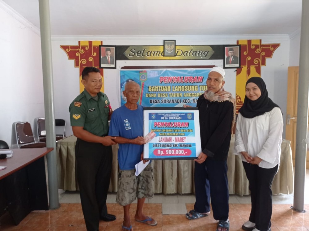 PENYALURAN BLT-DD TAHAP I (JANUARI-MARET) TAHUN 2024DESA SURANADI